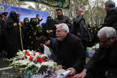 تشییع دو پلیس شهید در تهران