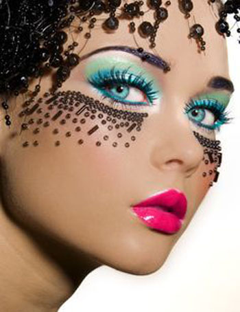 Makeup googlefun ir5 مدل میکاپ فشن و غلیظ صورت
