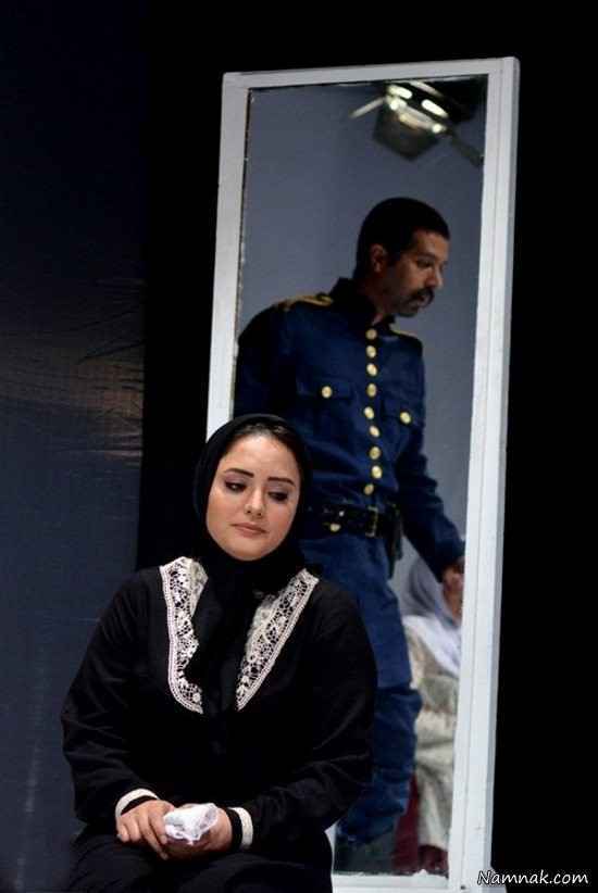 نرگس محمدی و کامران تفتی در تئاتر