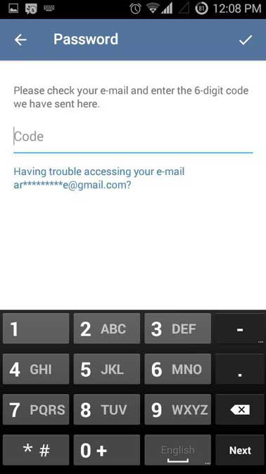 Telegram-trouble-accessing-email-تلگرام-مشکل-دسترسی-ایمیل-هک