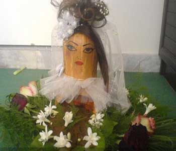 تزئین مدل حنا برای مراسم حنابندان