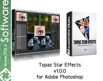 Topaz Star Effects 1.0.0 for Adobe Photoshop - دانلود ابزار فتوشاپ افکت ستاره