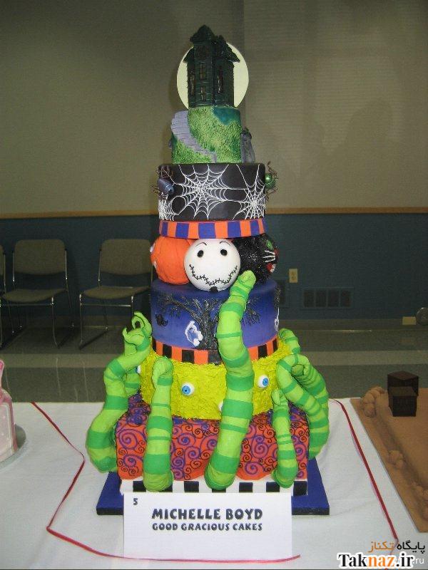 عکس هایی دیدنی از ترسناک ترین کیک تولد های جهان (4)  www.taknaz.ir