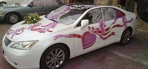 عکس  ها یی از تزئین ماشین عروس