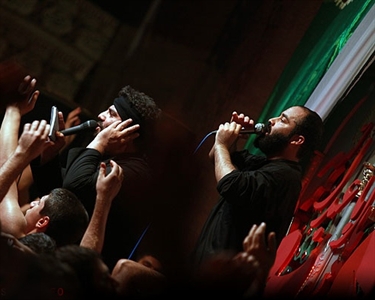  مراسم روز عاشورا 91 عبدالرضا هلالی و گروه سنج و دمام بیت الزهرا