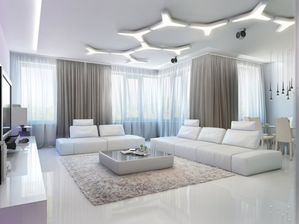 طراحی داخلی آپارتمان، نورپردازی ویژه در طراحی داخلی 