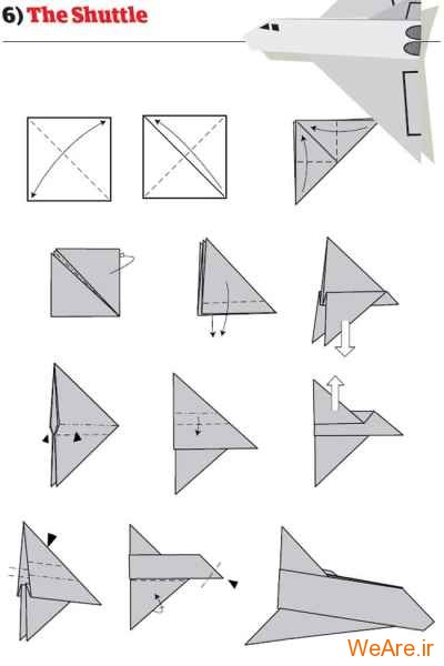 ساخت هواپیمای کاغذی (7)