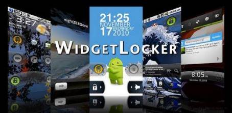 نرم افزار قفل های اضافی  صفحه نمایش آندروید Widget Locker Lockscreen