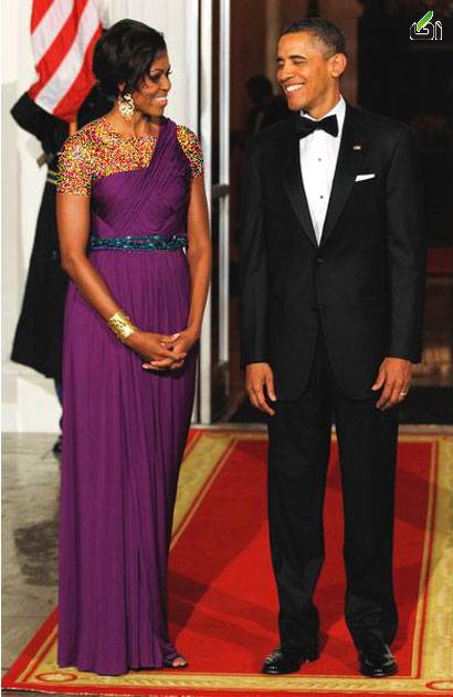 لباس همسر اوباما 