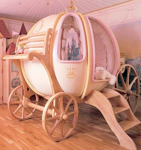Cinderella Pumpkin  Carriage Bed