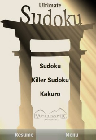بازی فکری Panoramic Ultimate Sudoku سودوکو کشنده برای سیستم عامل ویندوز موبایل