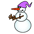 snowman clapping animation