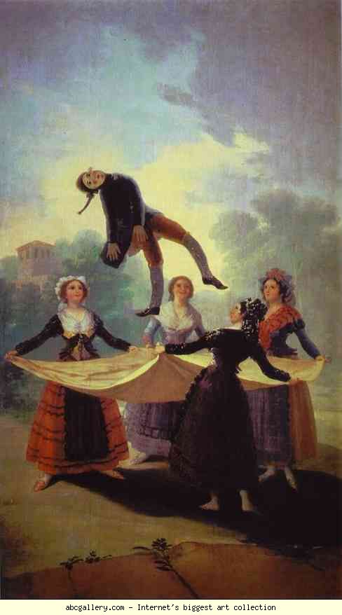 Francisco de Goya. The Straw Manikin (El Pelele).