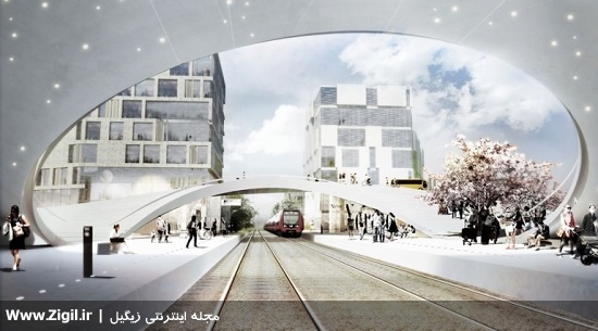 ,طراحی قطار شهری کواج در دانمارک, طراحی خلاقانه ایستگاه قطار شهری, طراحی ایستگاه قطار,مقالات معماری