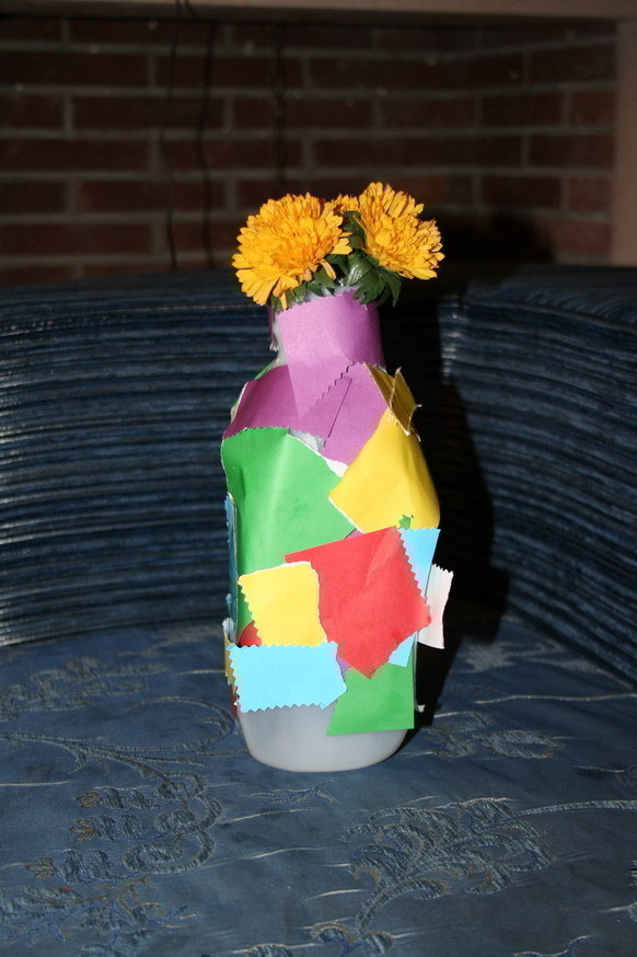 بازی صدو دوم- ساختن گلدان گل