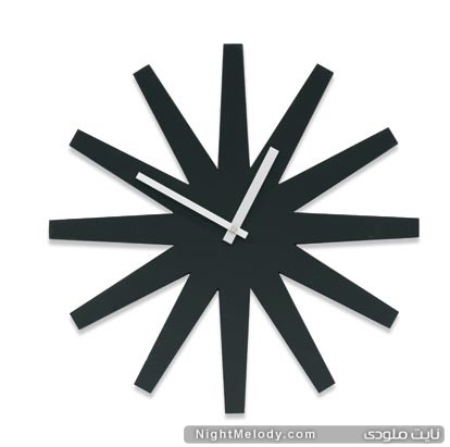 blackstarburst clock مدل های جدید و مدرن ساعت دیواری