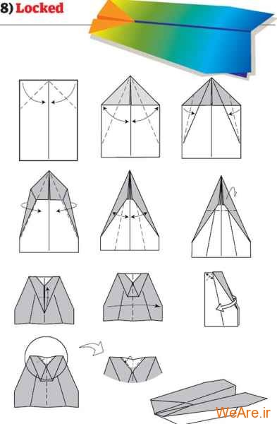 ساخت هواپیمای کاغذی (9)