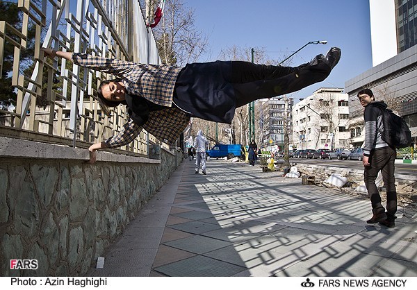 ورزش پارکور در سطح شهر تهران