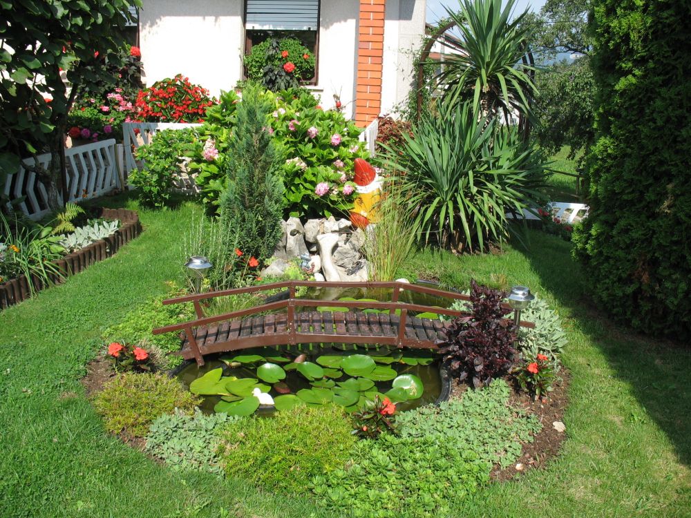 Small and elegant garden design
