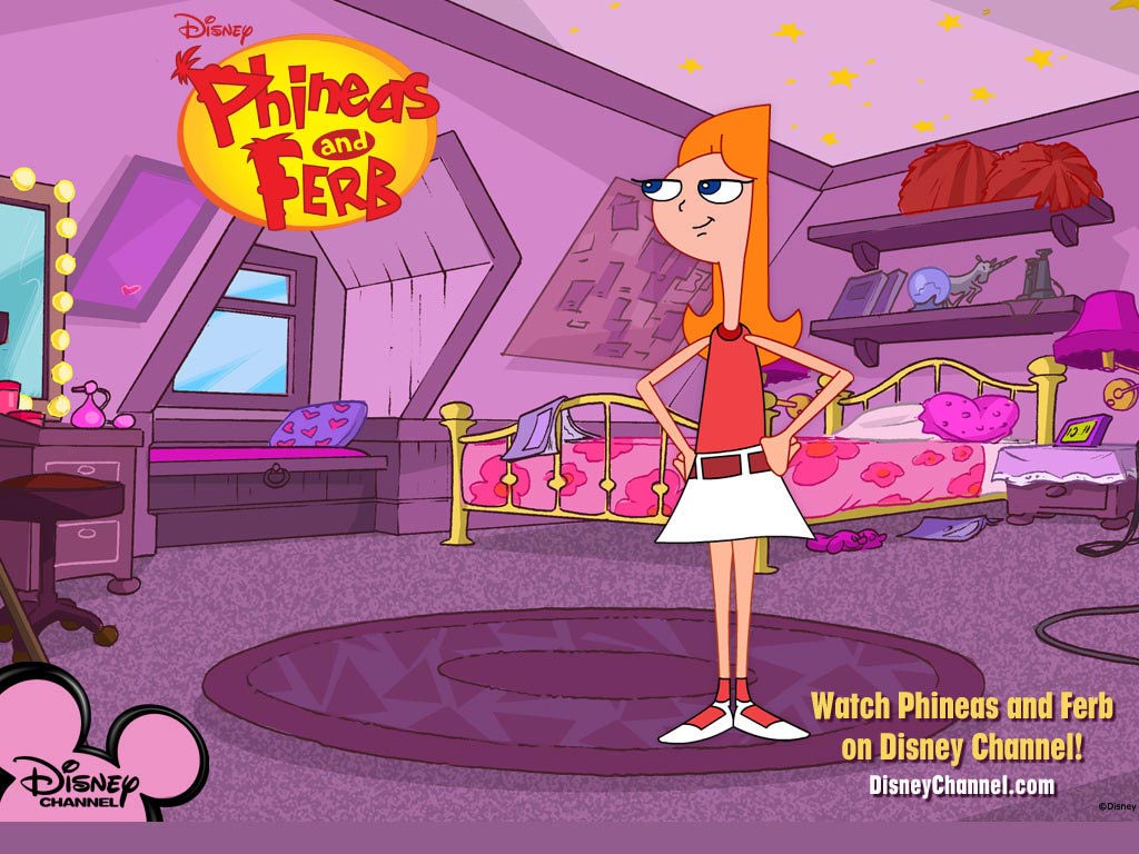 candace_room_phineas_and_ferb_wallpaper.