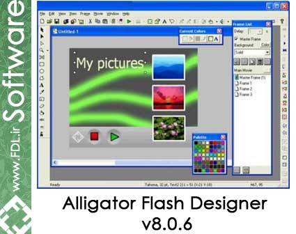 Alligator Flash Designer 8.0.6 - نرم افزار ساخت فلش تمساح طراح فلش