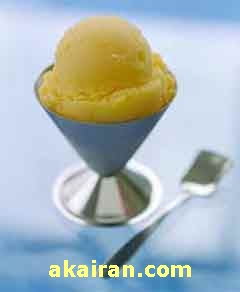 بستنی یخی لیمویی 