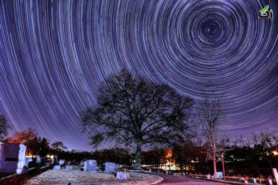 دانلود عکس ستاره ها در شب 