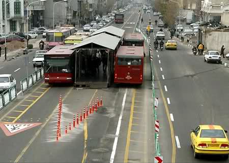 ايجاد مسير ويژه اتوبوس در خيابان دانشگاه مشهد