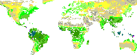 نقشه شاخص اقلیمی جهان