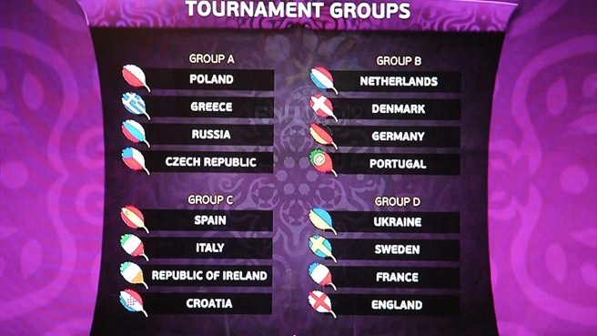 EURO finals schedule confirmed