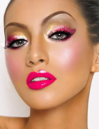 Makeup googlefun ir6 مدل میکاپ فشن و غلیظ صورت