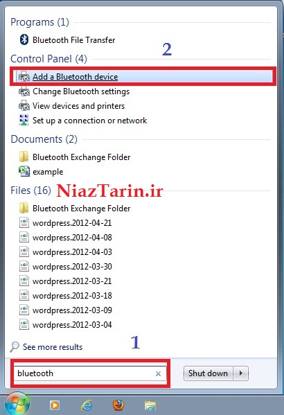 niaztarin 12 آموزش اتصال به اینترنت از طریق بلوتوث