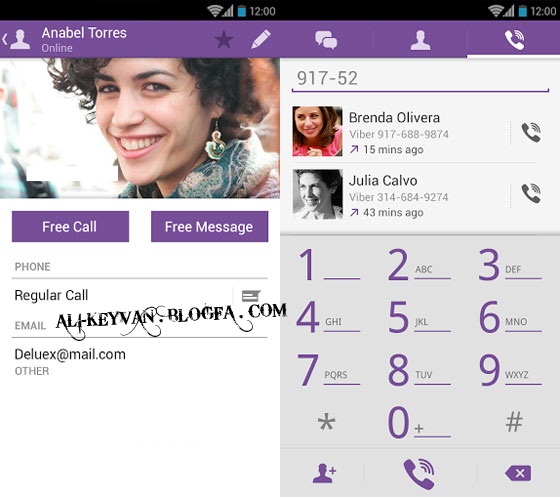 دانلود نرم افزار Viber برای آندروید و جاوا Viber Free Calls & Messages 3.1.0.1103