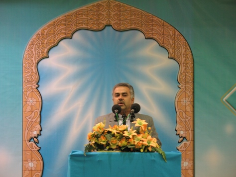 سخنرانی رئيس واحد استاني پیش از خطبه هاي نماز جمعه اردبیل