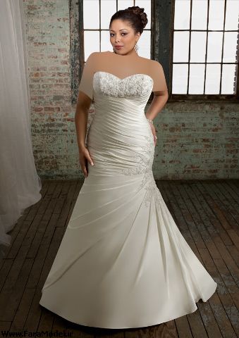 مدل لباس عروس سایز بزرگ 2012 سری 3 - Wwww.FaraModel.ir